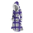 thumbnail image 6 of LIaqionyy Womens Plaid Flannel Jacket Casual Button down Long Lightweight Coat Winter Outerwear Fall Clothes, 6 of 7