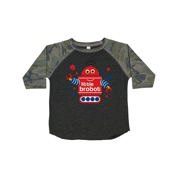 Inktastic Robot Little Brother Boys Toddler T-Shirt