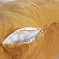 thumbnail image 4 of Home Soft Things DO-IT-YOURSELF Faux Fur Bedrest Pillow Backrest Pillow - Burnt Orange - 28" x 30" x 17", 4 of 9