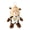 orange, variant on 9” Orange Care Bears Plush – Friend Bear in White & Brown Cow Outfit, Easter Gift, Backpack Clip for Kids & Adults