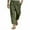 Army Green, variant on Pants Men Casual Baggy Anime Print Joggers Sweatpants Elastic Drawstring Tapered Boho Hippie Harem