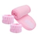 thumbnail image 4 of Juego de 3 diademas y muñequeras para lavado facial, deportivas, de yoga, para mujeres y niñas, regalos suaves Rosa, 4 of 9