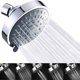 thumbnail image 1 of Cabezal de ducha fijo de alta presión, cabezal de ducha de lluvia ajustable para ahorro de agua, 5 configuraciones para un baño SPA relajante, cromo pulido, antical, 2.5 GPM, Xemadio WLJ-0647, 1 of 5