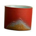 thumbnail image 2 of Mornei Ceramic Cup Espresso Cup Fashionable Chinese Classic Sake Mug Porcelian Handless red, 2 of 9