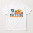 thumbnail image 3 of Gulf of Mexico Graphic T-Shirt, Retro Coastal Unisex Classic Fit Tee, 3 of 9