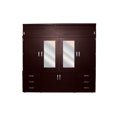 thumbnail image 1 of Ropero closet guardaropa armario dafne nogal R21 R21 Muebles Dafne funcional Roper, 1 of 2