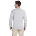 thumbnail image 2 of The Gildan Adult Ultra Cotton 6 oz Long Sleeve T-Shirt - ASH GREY - 3XL, 2 of 2