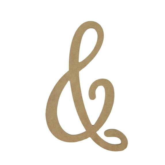 Wooden Letter Unfinished, Marcella Font, Craft Cutout