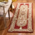 thumbnail image 3 of SAFAVIEH Classic Flanagan Floral Bordered Wool Area Rug, Black, 2' x 3', 3 of 5