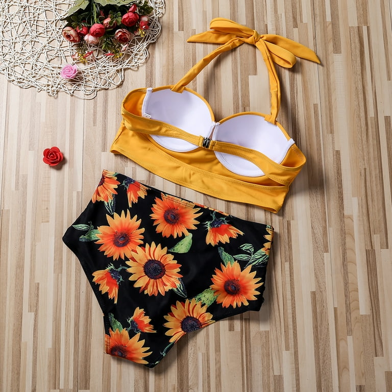 Sunflower push hotsell up bikini