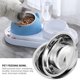 thumbnail image 4 of Homoyoyo 2Ud Bebedero Para Perros Inoxidable Con Base Antideslizante Duradero, 4 of 5