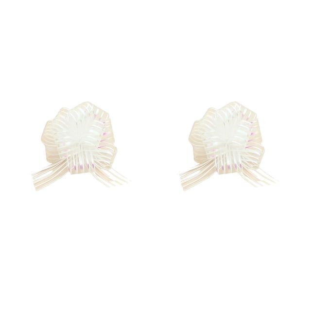 Monstrate Tire de la cinta de lazos para envolver regalos Cestas de regalos multicolores resistentes al desgaste jubilosa Multifuncional para la Blanco 2piezas Monstrate CBP378820