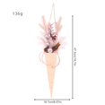 thumbnail image 2 of Party Home Decor Cream Shape Pendant Windows Front Door Hanging Fireplace Wall 1PC DIY Christmas Wreath With LED Lights, 2 of 17