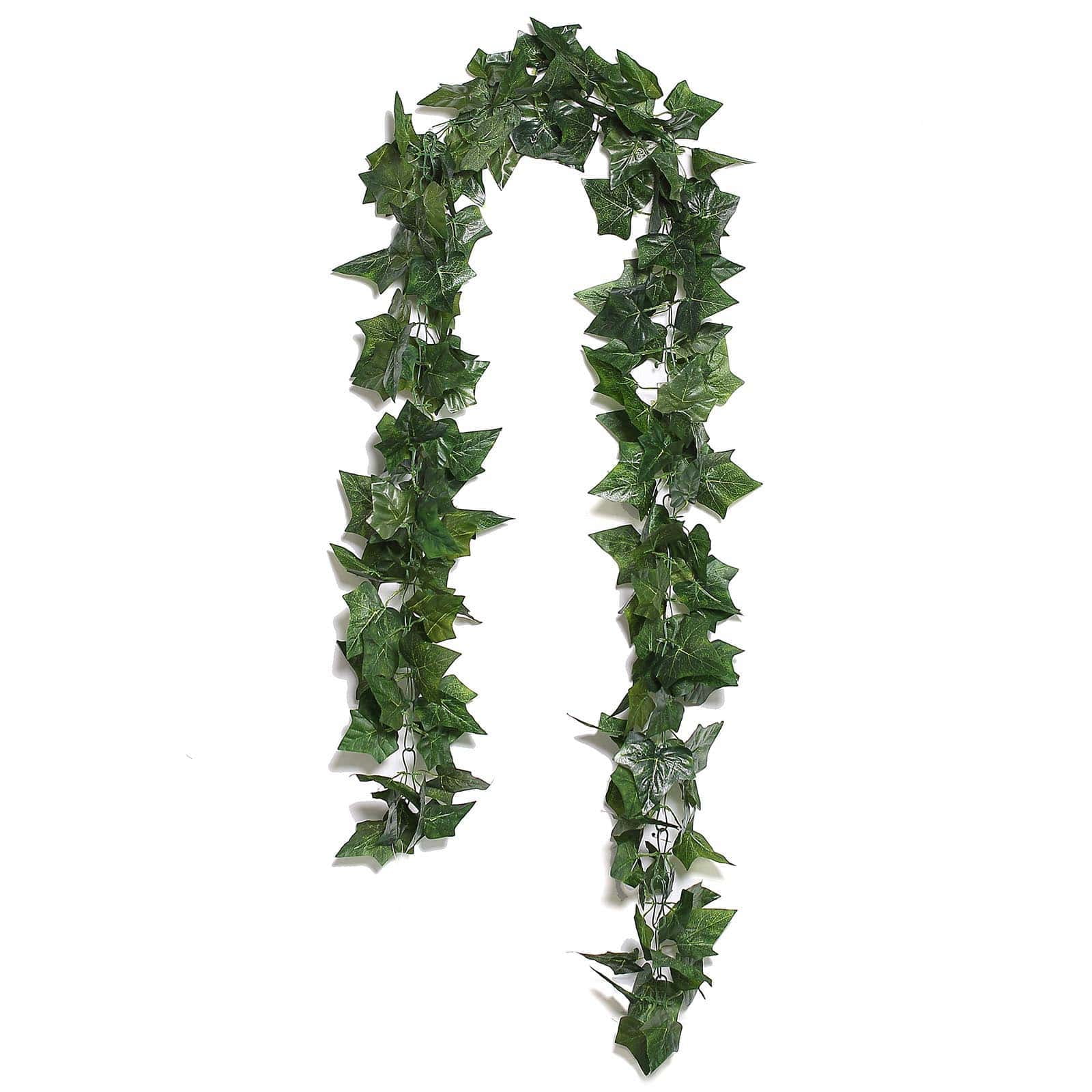 Efavormart 8FT Green UV Protected Ivy Vine Leaf Chain Artificial Garlands