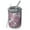 Pink Breast Cancer-1, variant on 12oz Coffee Tumblers Pink Breast Cancer Stainless Steel Vacuum Insulated Travel Tumbler Coffee Cups Mug with Lid and Straw with Cleaning Brush for Cold & Hot Drinks