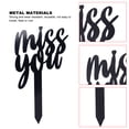 thumbnail image 3 of Cemetery Garden Stake, Compact Portable Metal Rust Proof Memorial Grave Stake Elegant  For Lawn, 3 of 8