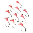 thumbnail image 4 of (3 pack) Arkie Lures Pro Model Sickle Hook Jig Head, Color Pink, Size 1/16 oz, 4 of 6