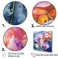 thumbnail image 3 of Designart "Dreamy And Colorful Orchid Beauty II" Orchids Wall Art Prints, 3 of 7