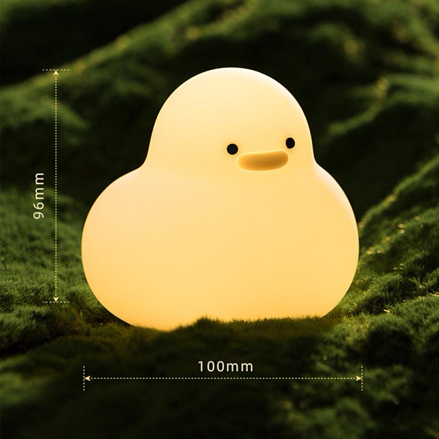 Lámpara Luces de noche de silicona recargables por USB para dormitorio de
