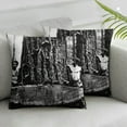 thumbnail image 3 of Vintage California Loggers Cutting a Giant Sequoia Tree 1917 Redwood Pillow Case,, 3 of 7