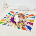 thumbnail image 2 of Colorful Paint Splash Burst Blanket,Comfortable Soft Flannel Throw Blanket,All Season,Warm Lightweight Blankets for Sofa Bed Couch Living Room Chair,30"x40", 2 of 4