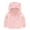Pink, variant on vdgthytj Newborn Girls Boys Fuzzy Winter Coats with Ear Toddler Cute Warm Fleece Zipper Hooded Jackets Baby Clothes