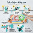 thumbnail image 6 of NOGIS Pool Floats Storage Bag,Pool Float Toy storage Mesh Bag,Adjustable Swimming Pool Hanging Mesh Organizer Net Bag for Floats,Balls,Water Inflatable Toys and Other Pool Accessories (Green), 6 of 7