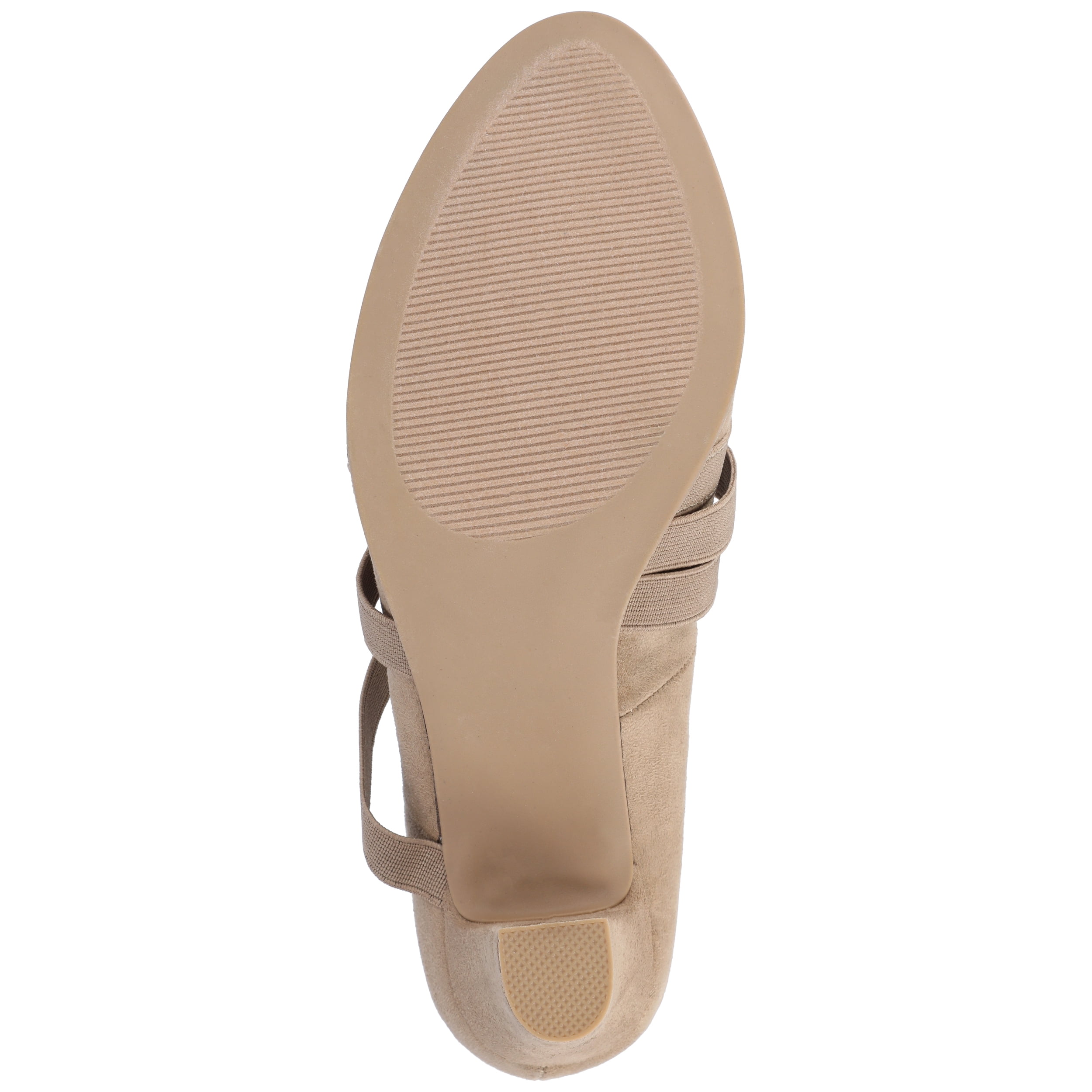 Journee Womens Loren Comfort Insole Round Toe Mid Block Heel Pumps, Widths Available