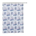 thumbnail image 5 of Printed Canvas Shower Curtain Polyester Beautiful Paisley Design 70" x 70" - Annabelle, 5 of 5