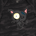 thumbnail image 4 of Inktastic Goth Animals Pets Black Cat Boys or Girls Baby Bodysuit, 4 of 5