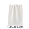 thumbnail image 3 of Topukaiba 2 Pcs Bath Sheet Towels, Natural Cotton Wash Cloths, 29 X 13 Inches Quick Drying Face Towel For Showering, Absorbent Soft Washcloths For Bathroom White, 3 of 6