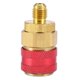 thumbnail image 2 of R134a Auto Car Quick Coupler Connector Brass Adapters Low & High Side AC Manifold, 2 of 4