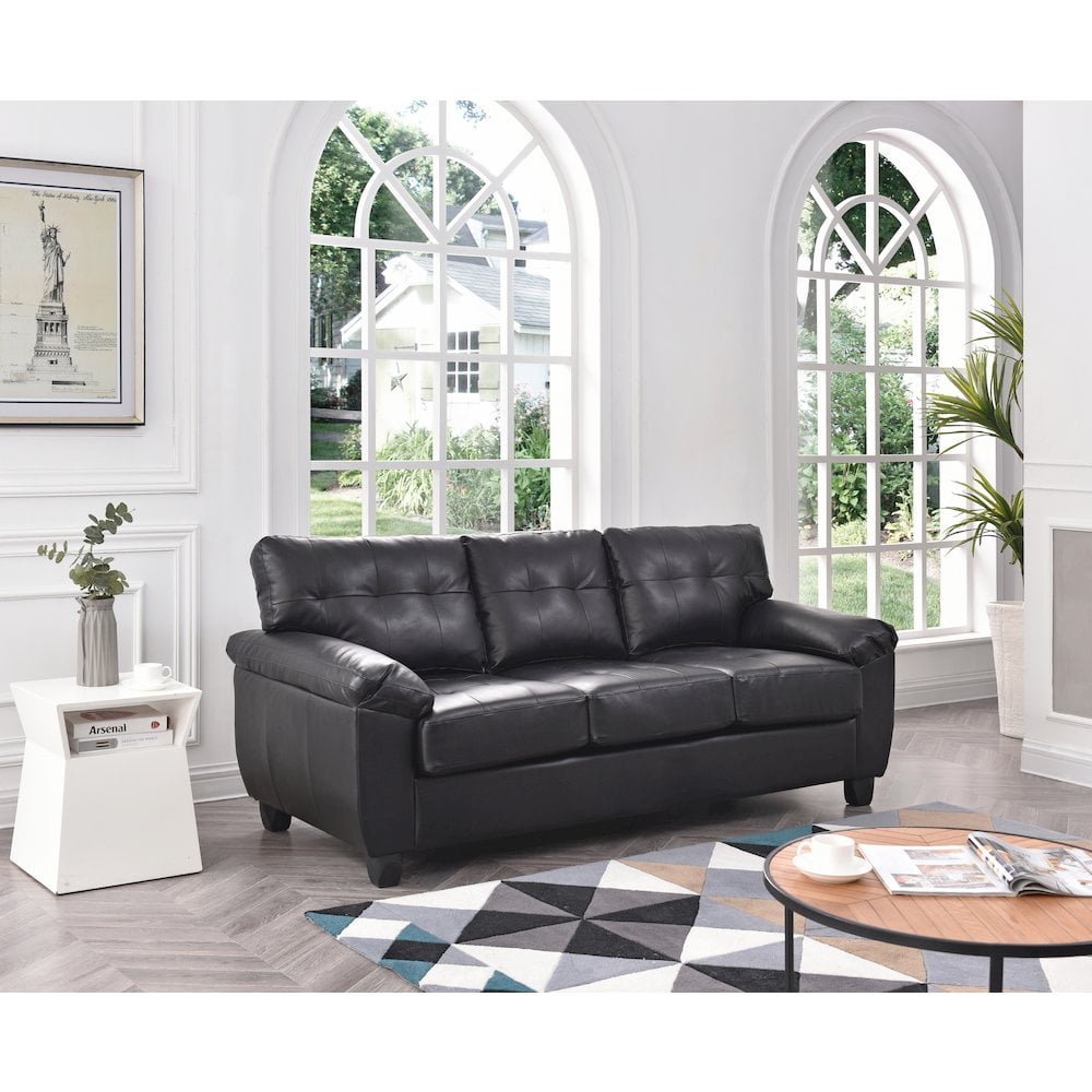 Glory Furniture Gallant Sofa in Black Color