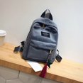 thumbnail image 1 of Sacs d'École en Toile à Franges pour Femmes Sac à Dos de Voyage Sac Bk, 1 of 3