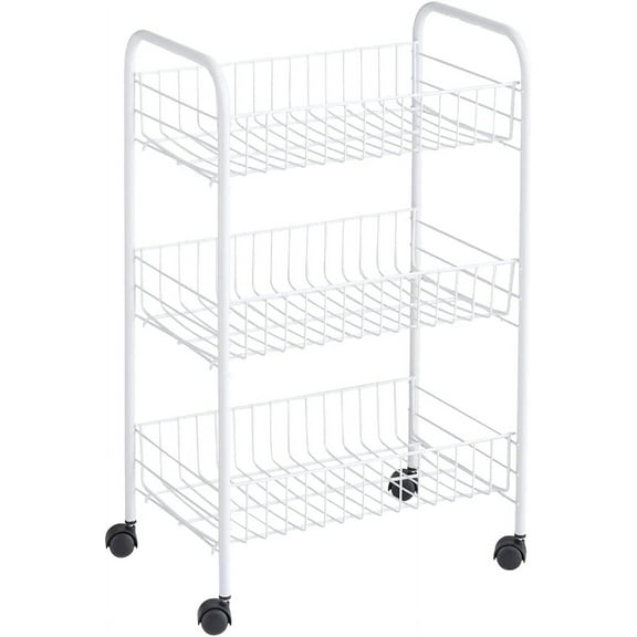 4-Tier Heavy Duty Wire Shelf, Satin Nickel, Easy Assemble with Hardware Included, for Food/Laundry/Closet Home Storage Use