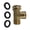 A, variant on 1. 3/4Inch Brass T-Joint Garden Hose Connector, Pipe Fitting for High-Pressure Irrigation,
