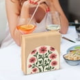 thumbnail image 3 of Yayeee Napkin Holder for Table Set of 2 Kitchen Paper Tissue Organization, Light Pink Flowers, 3 of 8