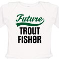 thumbnail image 4 of Inktastic Fishing Future Trout Fisher Boys or Girls Long Sleeve Baby Bodysuit, 4 of 5