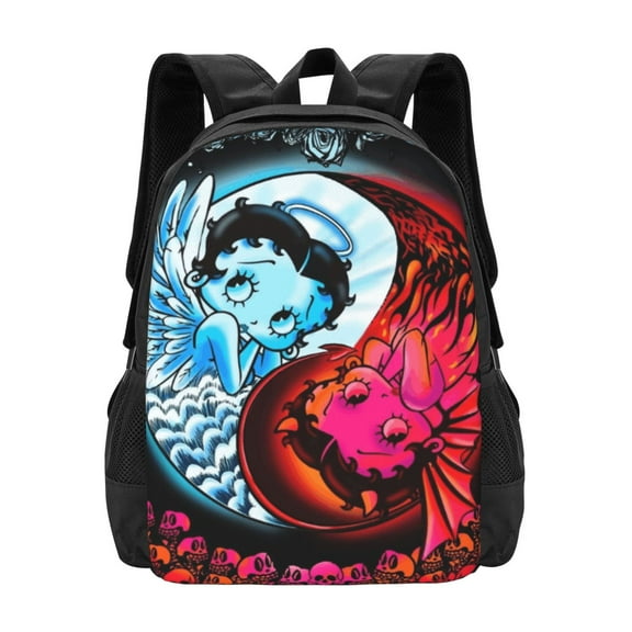 Betty Boop Backpack Travel Daypack Laptop Backpack For Men Women Hiking Travel