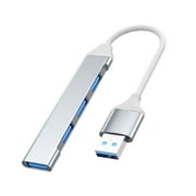 Usb to Usb C,Usb to Usb C Adapter Mini Usb Hub Extensions, 4 Port Usb , Usb Adapter Station, Slim Portable Data Hub, Usb Splitter Aluminum Usb C to Usb Adapter,Usb Hub 3.0
