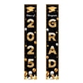 thumbnail image 1 of Decorative Flags, Congratulations Class of 2025 Sign Banner Door Cover Graduation Decorations Large Front Door Porch Sign Indoor Outdoor Photo Booth Props, Flags_ Banners & Accessories, 1 of 9
