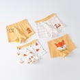 thumbnail image 2 of NIEWTR Toddler Boys Underwear Boxer Briefs Gentle Breeze Fabric Ultra Soft and Comfortable(Yellow,5-6 Years), 2 of 6