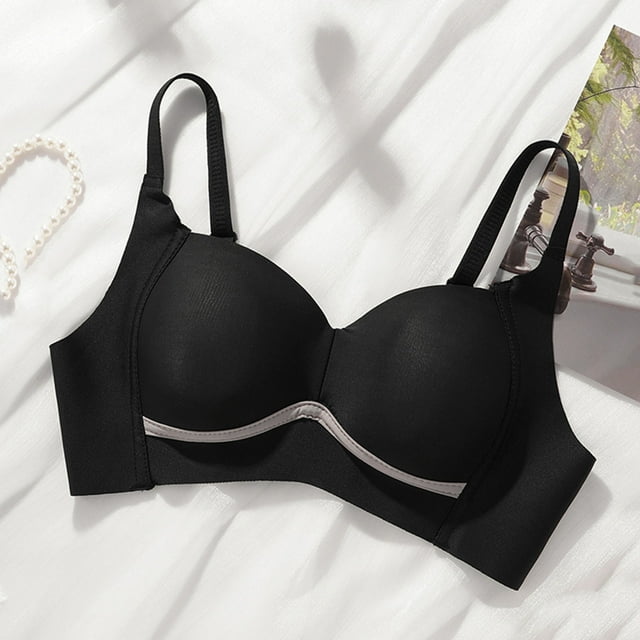 Pntutb Plus Size Clearance!Casual Sexy Front Button Shaping Cup Shoulder Strap Underwire Bra Plus Size Extra-Elastic Wirefree