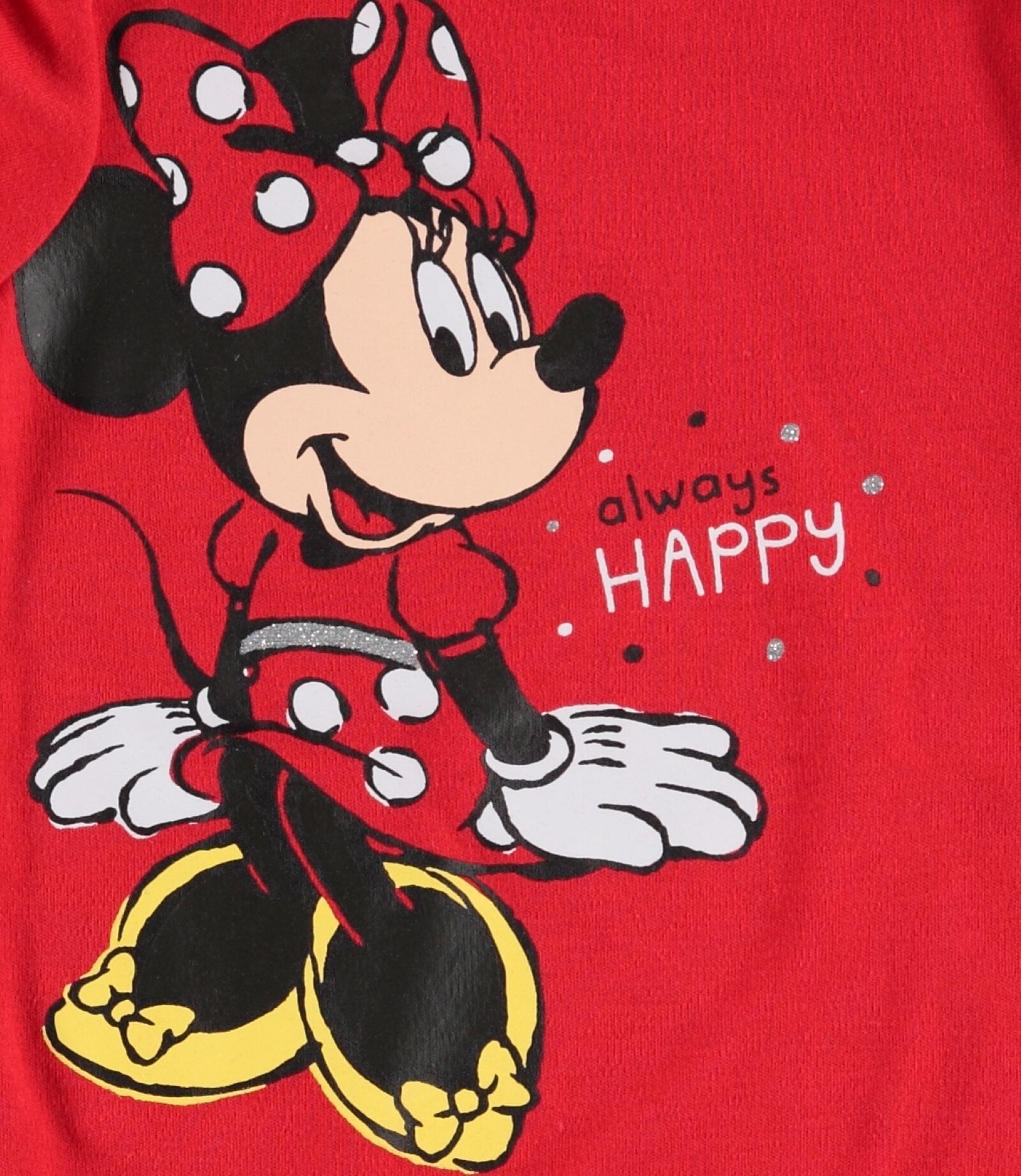 Disney- Minnie Mouse Newborn Activewear Bodysuit Pants Bib and Hat (Baby Girl's)