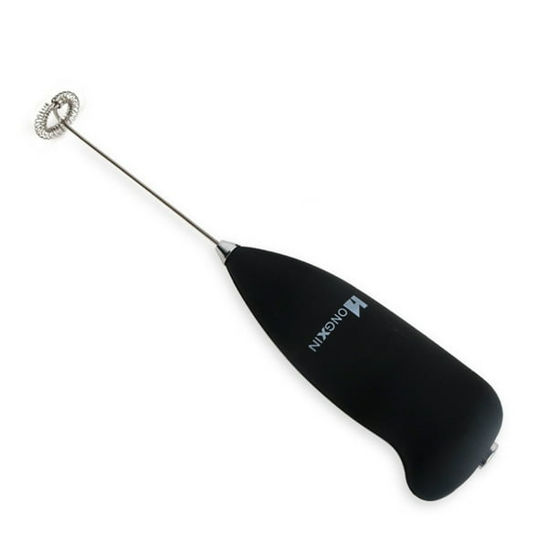 Wosthever Batidora eléctrica portátil, batidor de huevos de mano, fabricante de espuma, aparatos para beber, agitador lavable, accesorios Juegos de servir café y té