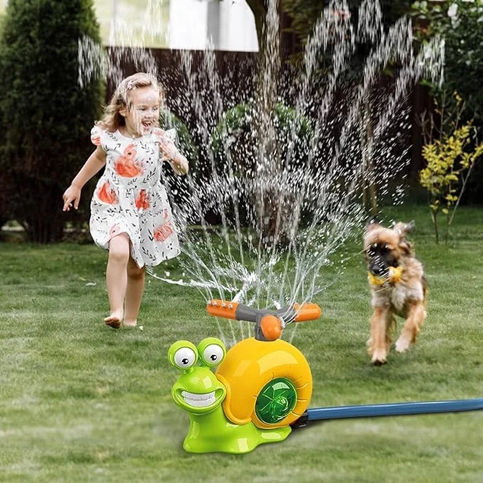 Summer Water Play Toys Baseball Rotating Sprinkler for Kids Outdoor Garden Children's Sports Toy Activity Game