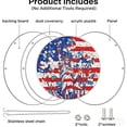 thumbnail image 4 of Acrylic Jigsaw Puzzle Suncatcher-Stress Relief Jigsaw Puzzle, Window Suncatcher Acrylic Puzzle, DIY Suncatcher Kits for Adults, Home Decor Gift for Women, Mom, Friends（7.4in） 4th of July Vermilion, 4 of 9