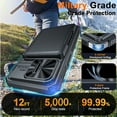 thumbnail image 3 of Oupeigar for iPhone 16 E/17E Phone Case with [Cards Holder][RFID Blocking][Camera Cover]Rugged Shockproof Silicone Protective Case-Black, 3 of 10