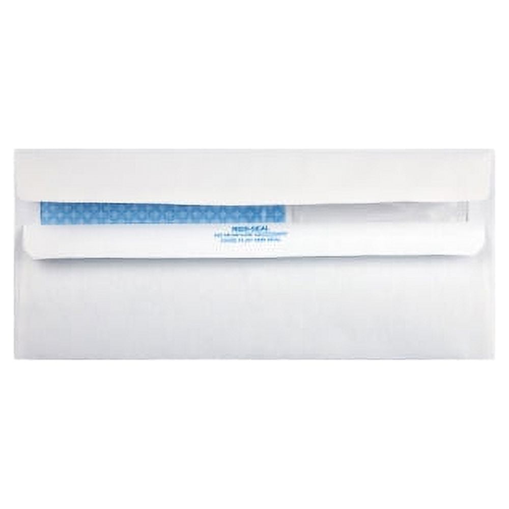 Quality Park Redi Seal Envelope #10 4 1/8 x 9 1/2 Double Window White 500/Box 24559