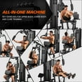 thumbnail image 5 of UPGO Home Gym Station, Workout Equipment with 154LBS Weight Stack, Leg Press And Preacher Curl Pad, 5 of 11